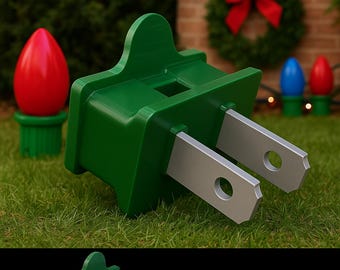 Extra Large Christmas Plug Perfect for the Home Depot Jumbo Bulb Setup