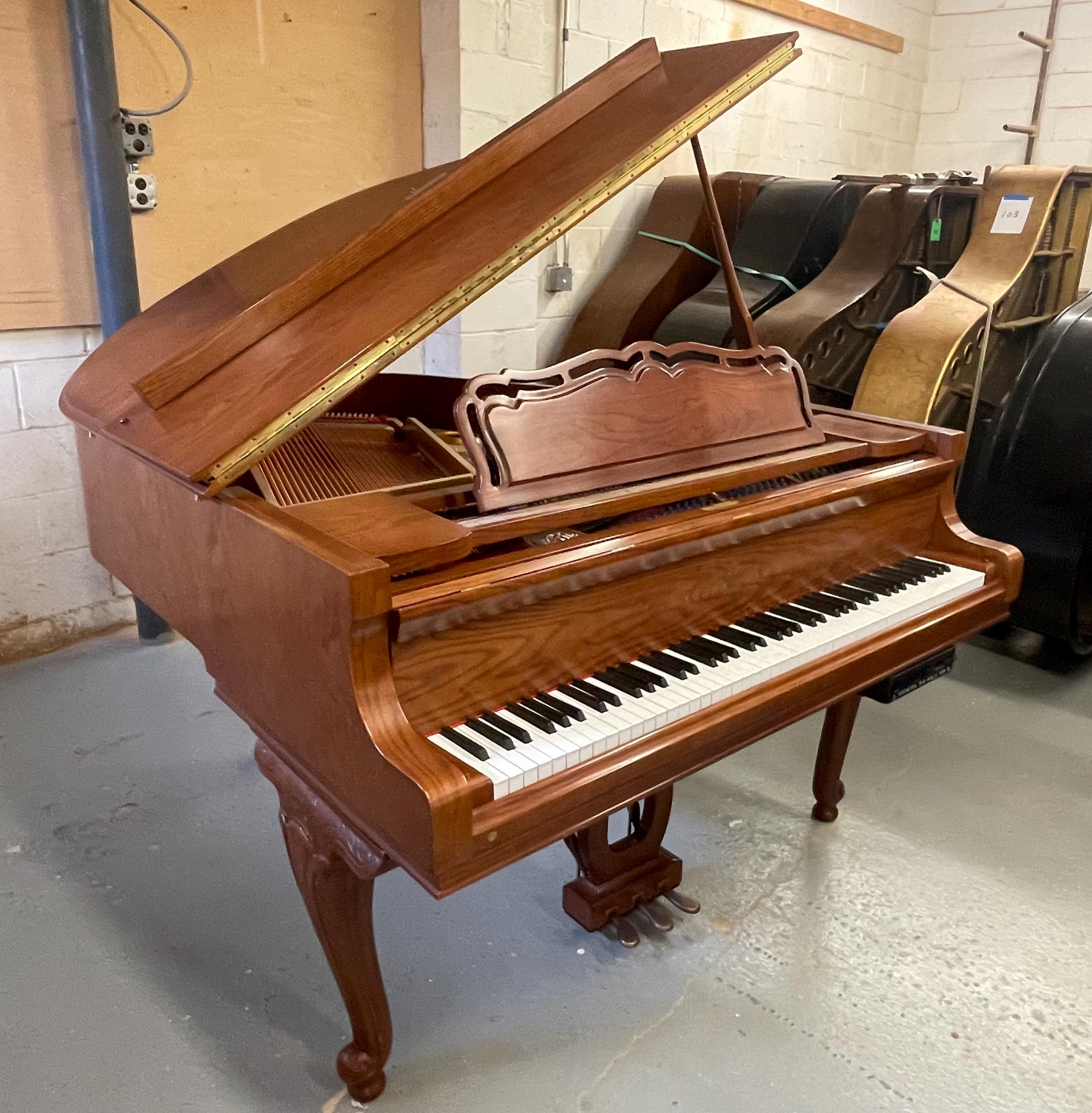 Young Chang Baby Grand Piano French Provincial With Player Mechanism ...