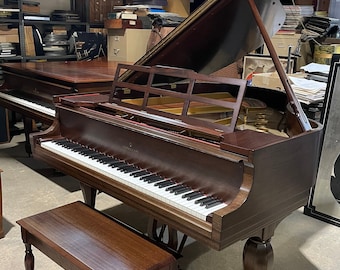 Steinway S Very Rare Art Case Mahogany 5&#39;1&quot; Baby Grand Piano