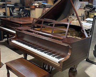 Steinway S Very Rare Art Case Mahogany 5'1" Baby Grand Piano