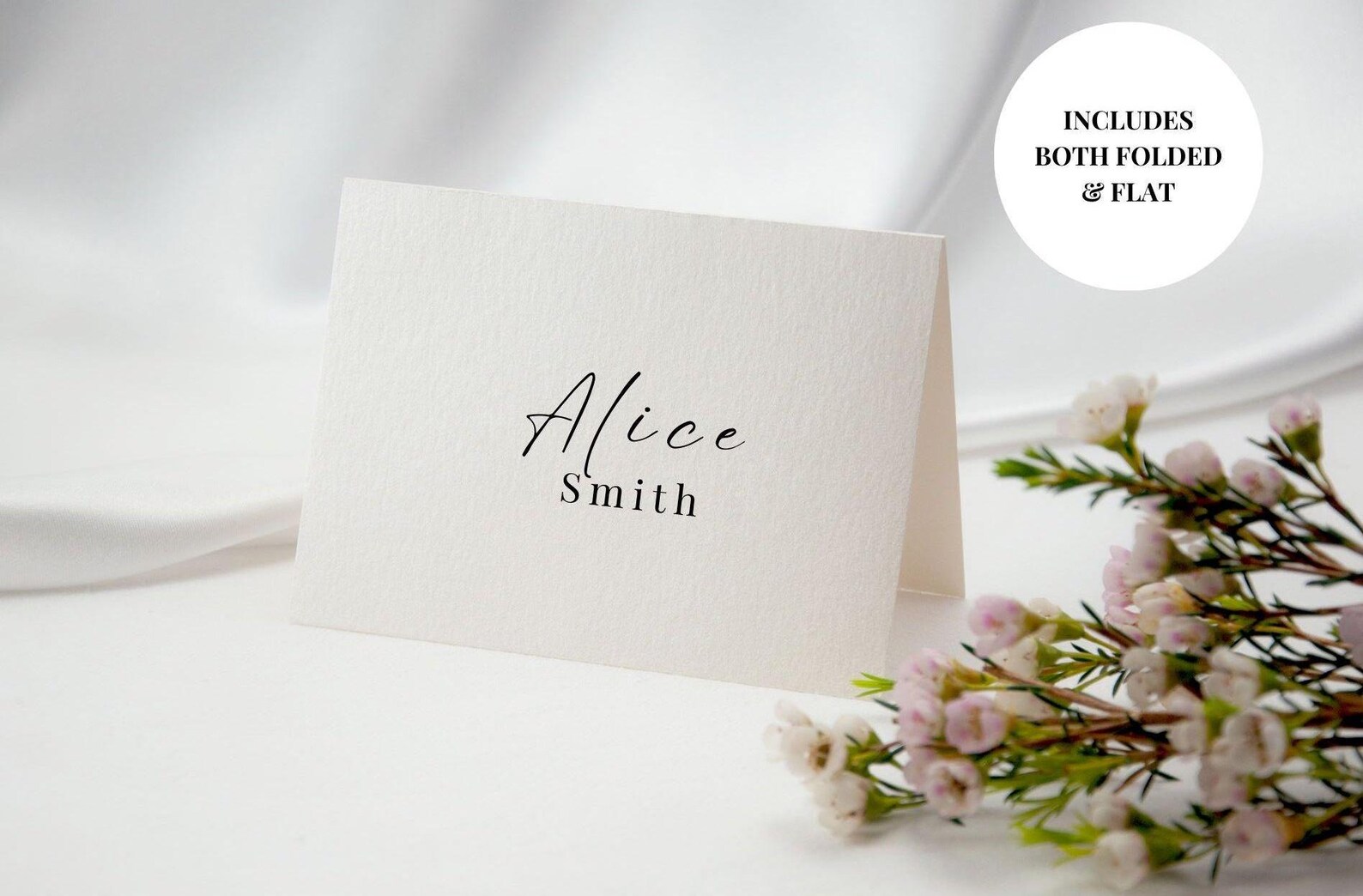 Name Card Template Whimsical Wedding Place Card Template Printable