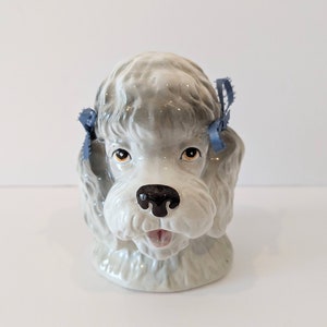 Vintage 1960's Poodle Planter Vase by INARCO