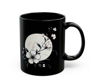 Sakura Mug | Black Mug (11oz)