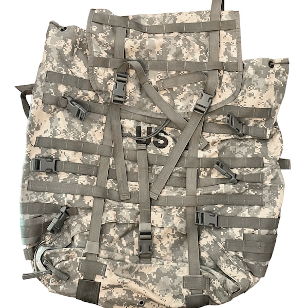 USGI Military Surplus Rucksacks Large Field Pack Molle II ACU Modular Part of the Large Field Pack Set - Excellent Condition