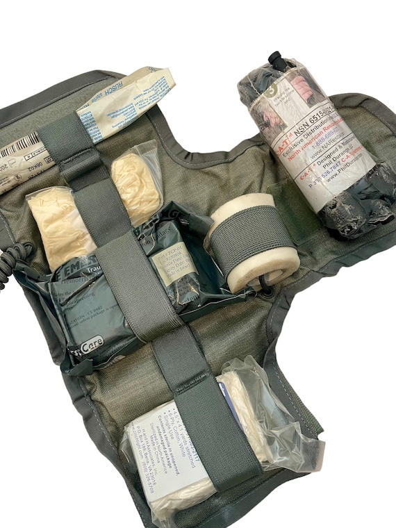 U.S. Army Military Improved IFAK First Aid Kit MOLLE Bandage CAT