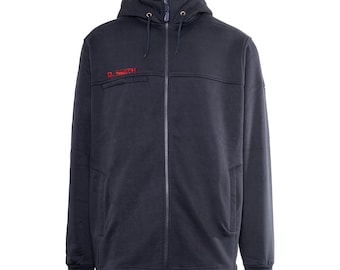 Custom Embroidered GAME Apparel Men's 8565 Next-Gen Station Full Zip Hooded Job Shirt First Responder Wear