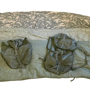 USGI Military 5 Piece Goretex Modular Sleeping Bag Sleep System VGC Modular Sleep System ACU