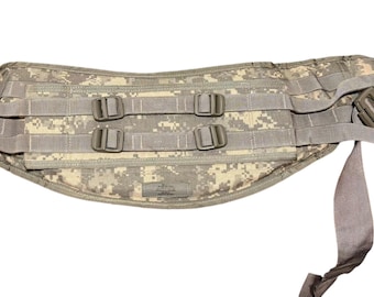 Authentic US Military ACU Molle II Backpack Molded Waist Belt Kidney Pad
