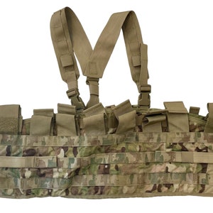 Painel de Assalto Tático do Exército Usgi, Equipamento de Peito OEF-CP OCP Multicam com Tiras de Arnês