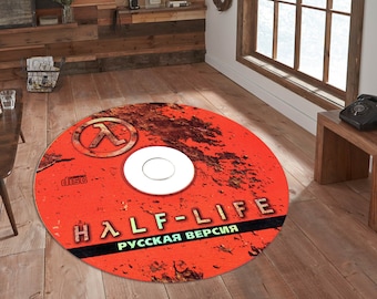 CD Game Rug, Game cd Cover carpet,Personalized Gamer Room Decor