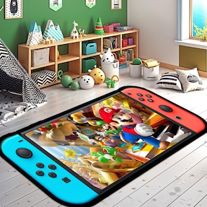 Konsole, Konsolenteppich, Spielteppich, Spielteppich, Spielteppich, Spielteppich, Kinderzimmerteppich, Geschenkidee, Wohnkultur