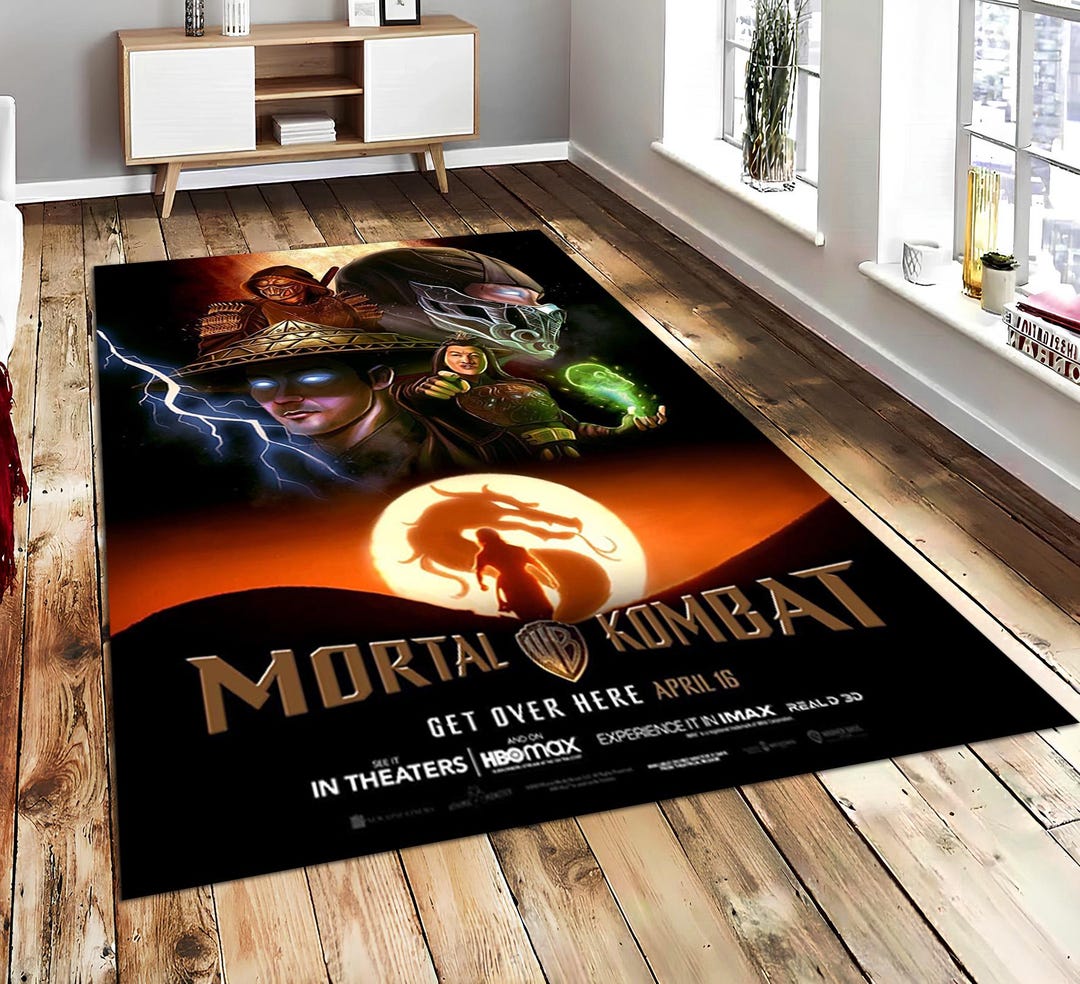 Warrior Group Rug, Gamer Room Carpet,dragon Symbol Mat, Martial Rug ...