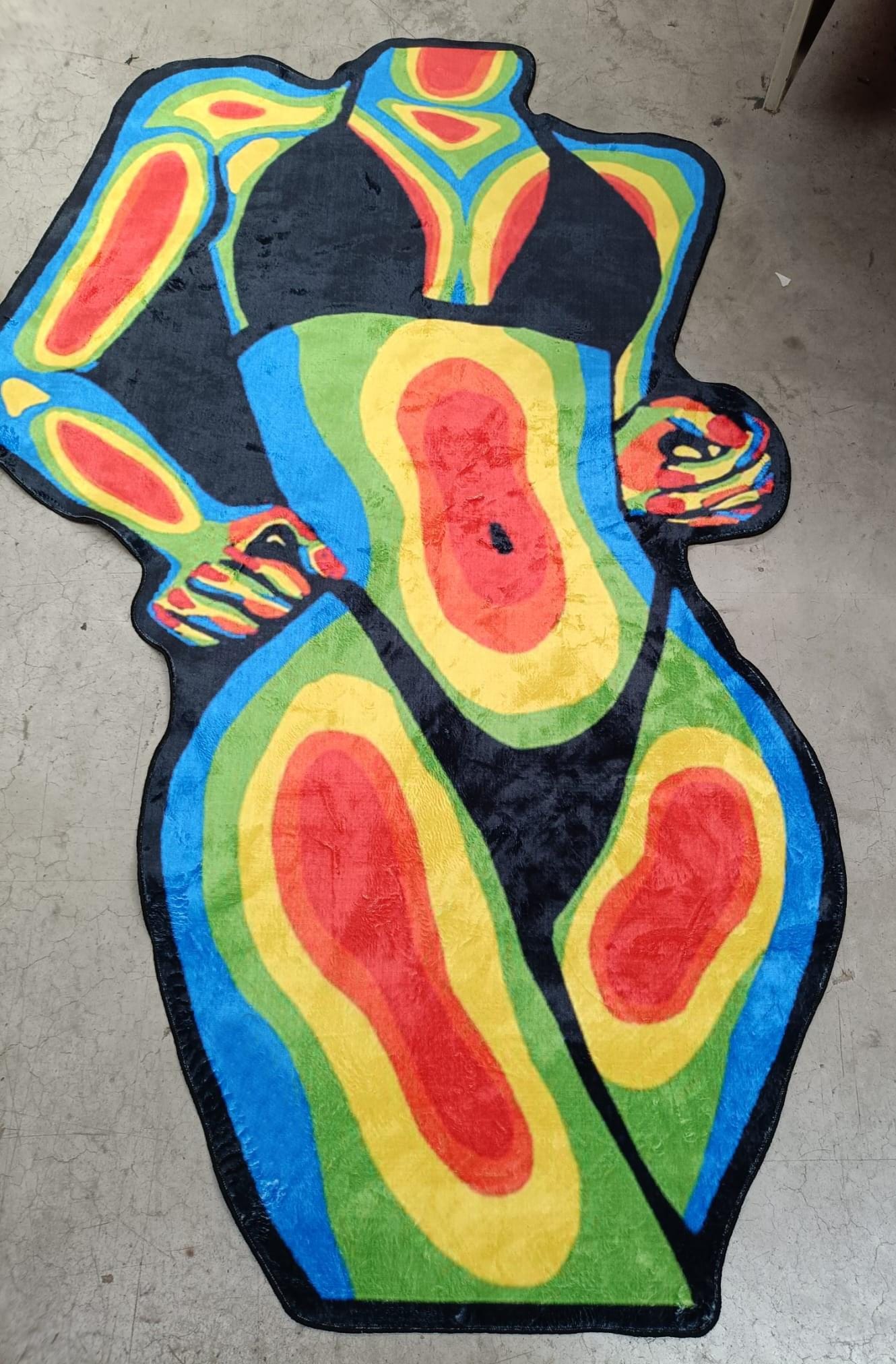 Body Rug Woman Body Printed Rug, Modern Home Decor, Thermal Design Area Rug - Etsy