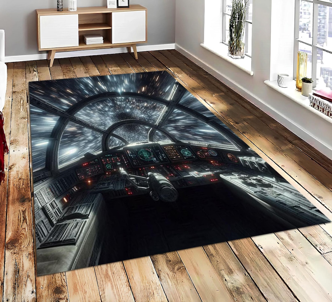 Cockpit Rug, Star Wars Millennium Falcon Carpet, Cinema Room Rug ...