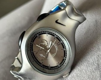 New Rare All Steel Nike Triax Armored WR0073 H2O 100M Special