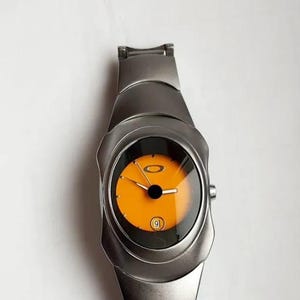 Oakley Vintage Watch With Yellow Dial - Legendary Design - Etsy