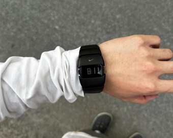 NIKE ナイキ トライアックス 3i デイデイト 腕時計 ブラック NIKE - 稼動品 y2k 00s 希少 ナイキ 腕時計 スポーツウォッチ