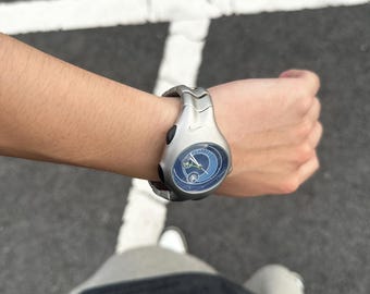 Stylish Vintage Nike Triax Watch With Matte Case and Blue Dial - Etsy