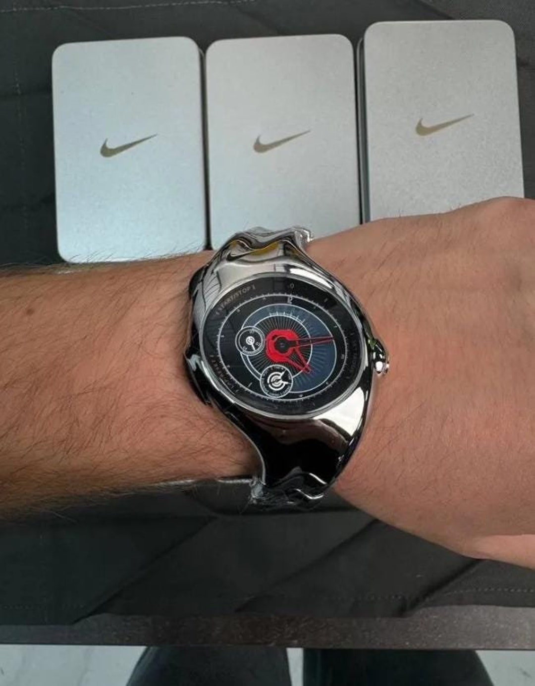 時計 Nike Triax watch Nike Triax Armored 2001 Japan 20th anniversary Model Men's