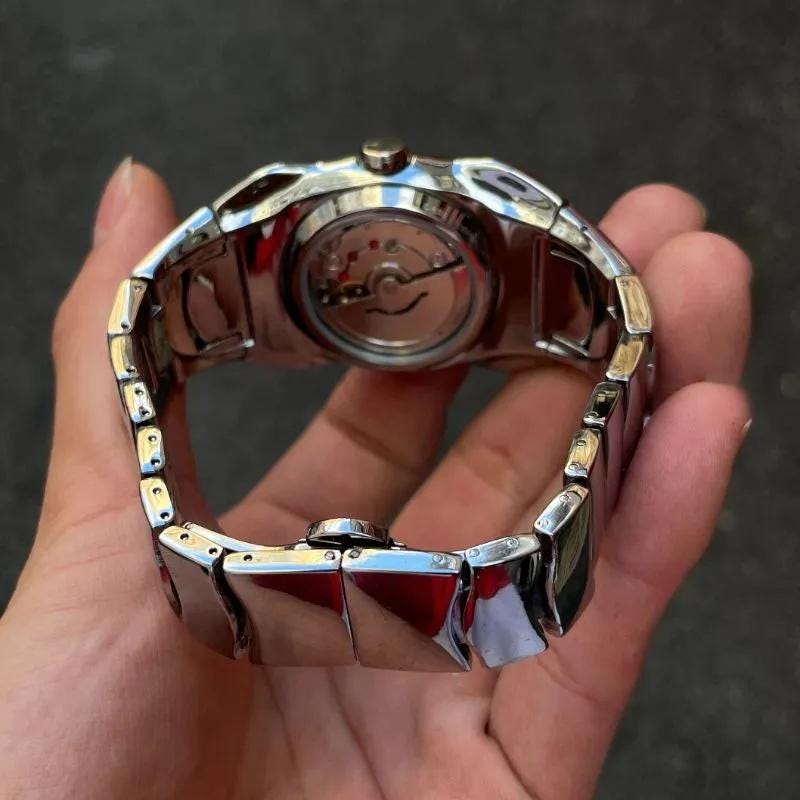 y*n様 bone strap silver watch OAKLEY cybe Oakley | Accessories | Oakley Watch Blade | Poshmark