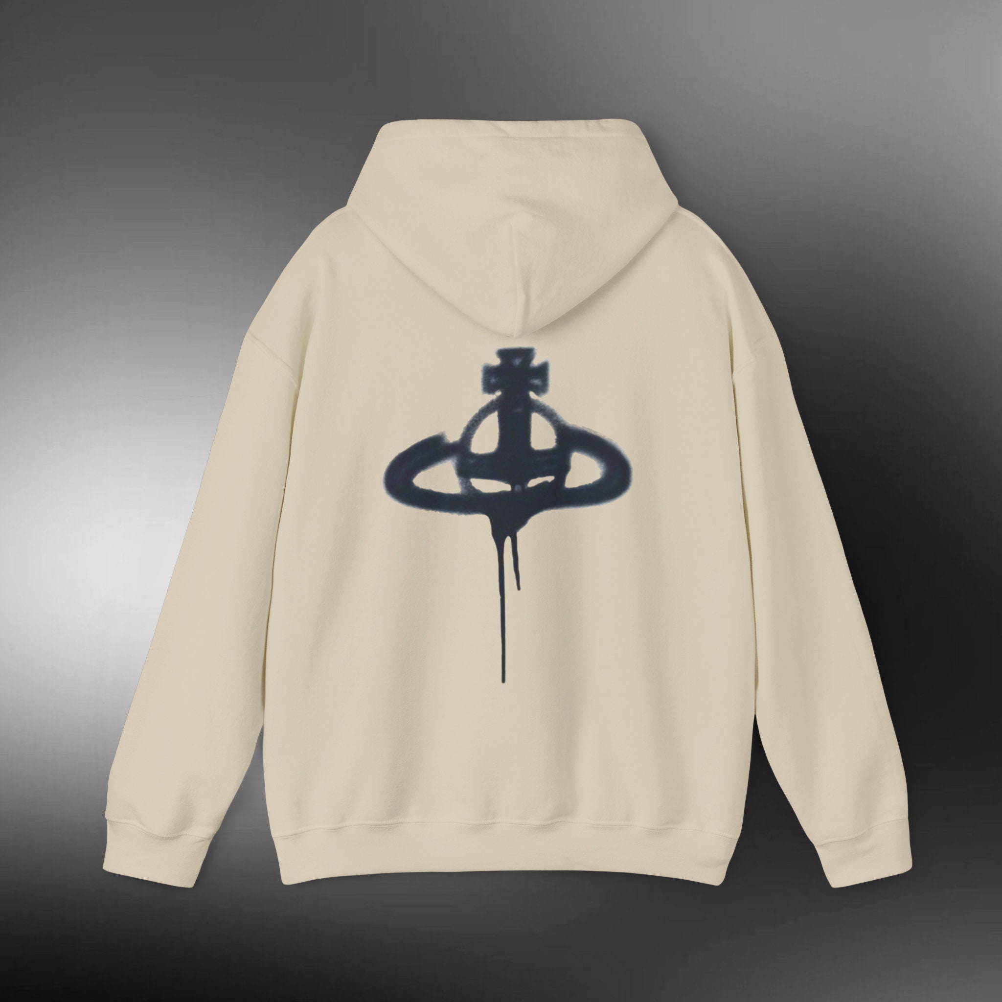 VivienneWestwood SPRAY ORB PULLOVERスウェットパーカー svw555 Vivienne Westwood Spray Paint Orb Design Hoodie, Unisex