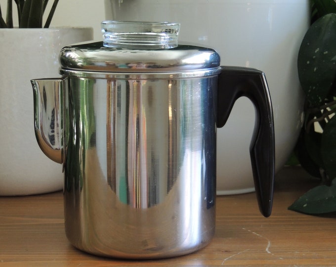 Vintage GSW Stainless Steel Coffee Percolator, Near New Etsy
