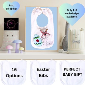 Baby Bib, Baby Gift, Soft Baby Bibs, Baby Shower Gift, Gift for Baby, Easter Bib