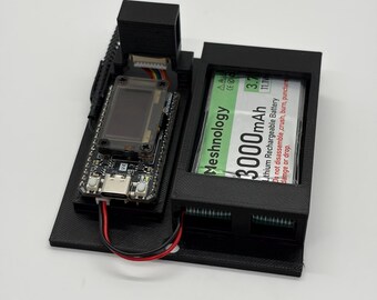 Heltec v3 v4 esp32 3D Printed mounting board for Meshtastic or Meshcore