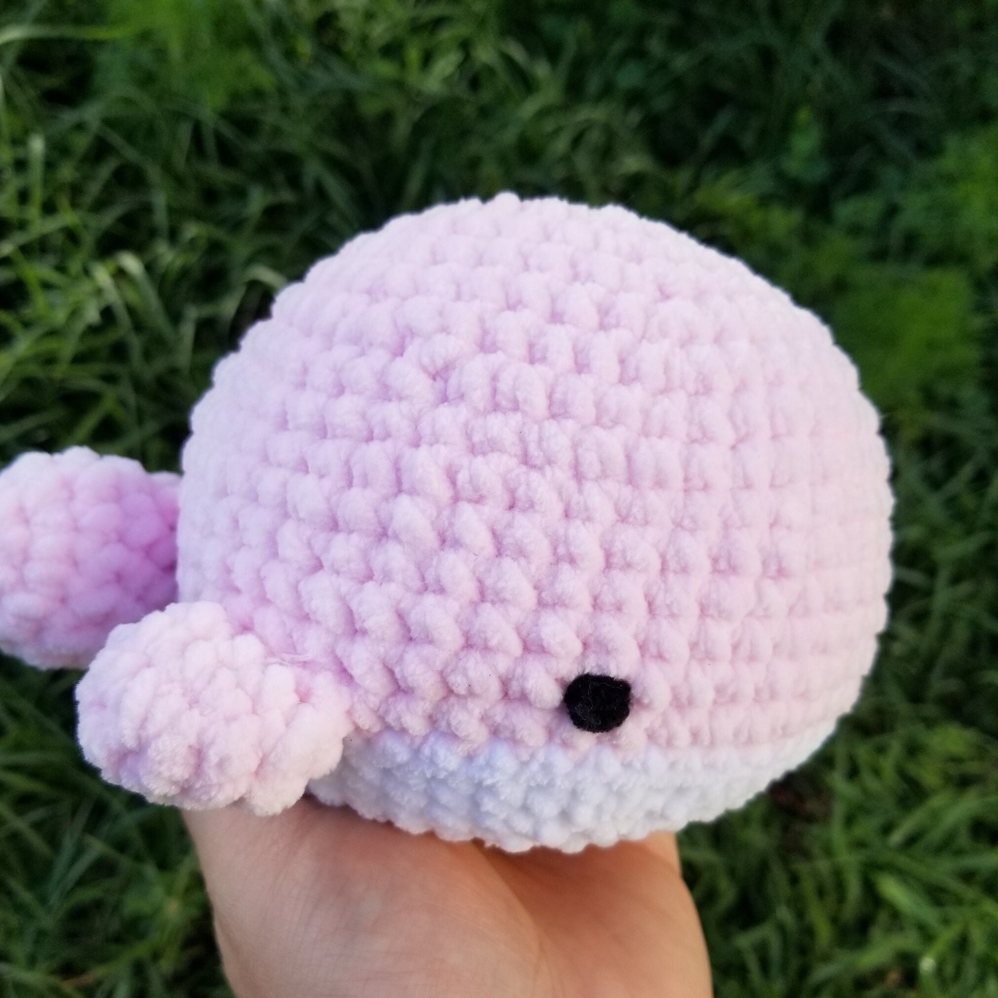 Whale Plushie Washable Stuffed Animal Spring Gift Baby Toy Etsy