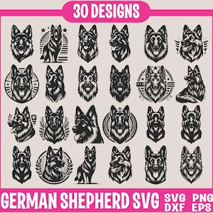 Duitse herder SVG bundel, DUITSE HERDER Svg, Duitse herder clipart, Duitse herder Cricut, hond gesneden bestand, hond bundel