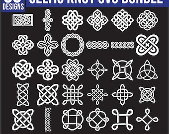 Celtic Knot Svg Bundle, Celtic Knot Clipart, Celtic Knot Cricut, Valhalla svg, Celtic Svg, Celtic SVG Cut Files for Cricut, Knots Clovers