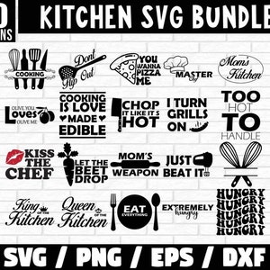 Kitchen Svg, Kitchen Svg Bundle, Kitchen Cut File, Baking Svg, Cooking Svg, Potholder Svg, Kitchen Quotes Svg, Kitchen Svg Files For Cricut