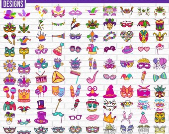 Mardi Gras svg bundle, Mardi Gras Clipart, Mardi Gras Carnival svg, Fat Tuesday Carnival svg, Mardi Gras svg Cut File, Mardi Gras PNG