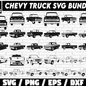 Chevy Truck Svg Bundle, Pickup Truck svg, Pickup Trucks svg, Pickups svg, Chevy Truck Silhouette, Chevy Truck Clipart, Pickup Truck vector