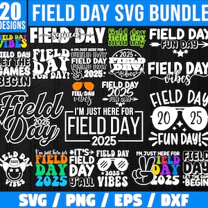 Paquete SVG del día de campo 2025, día de campo escolar, Svg del maestro, Svg del día de campo, Svg del último día de clases, Svg de camiseta divertida del maestro, camiseta del día de campo