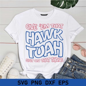 Hawk Tuah escupe en ese Thang SVG, Hawk Tuah Girl, Hawk Tuah 24 Meme, Meme viral Diseño de moda, Hawk Twah Girl, Cortar archivos Cricut, Silueta
