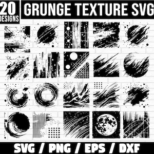 Grote bundel grunge textuur SVG, vintage grunge texturen, noodlijdende textuuroverlays, houtstructuur, illustraties grunge