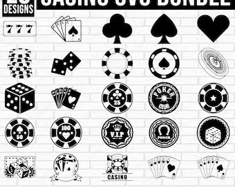 Casino Bundle Svg, Casino Svg, Playing Cards Svg,Royal Flush Svg,Poker Cards Svg,777 Svg,Las Vegas Svg,Slot Machine Svg,Money Svg,Gamble Svg