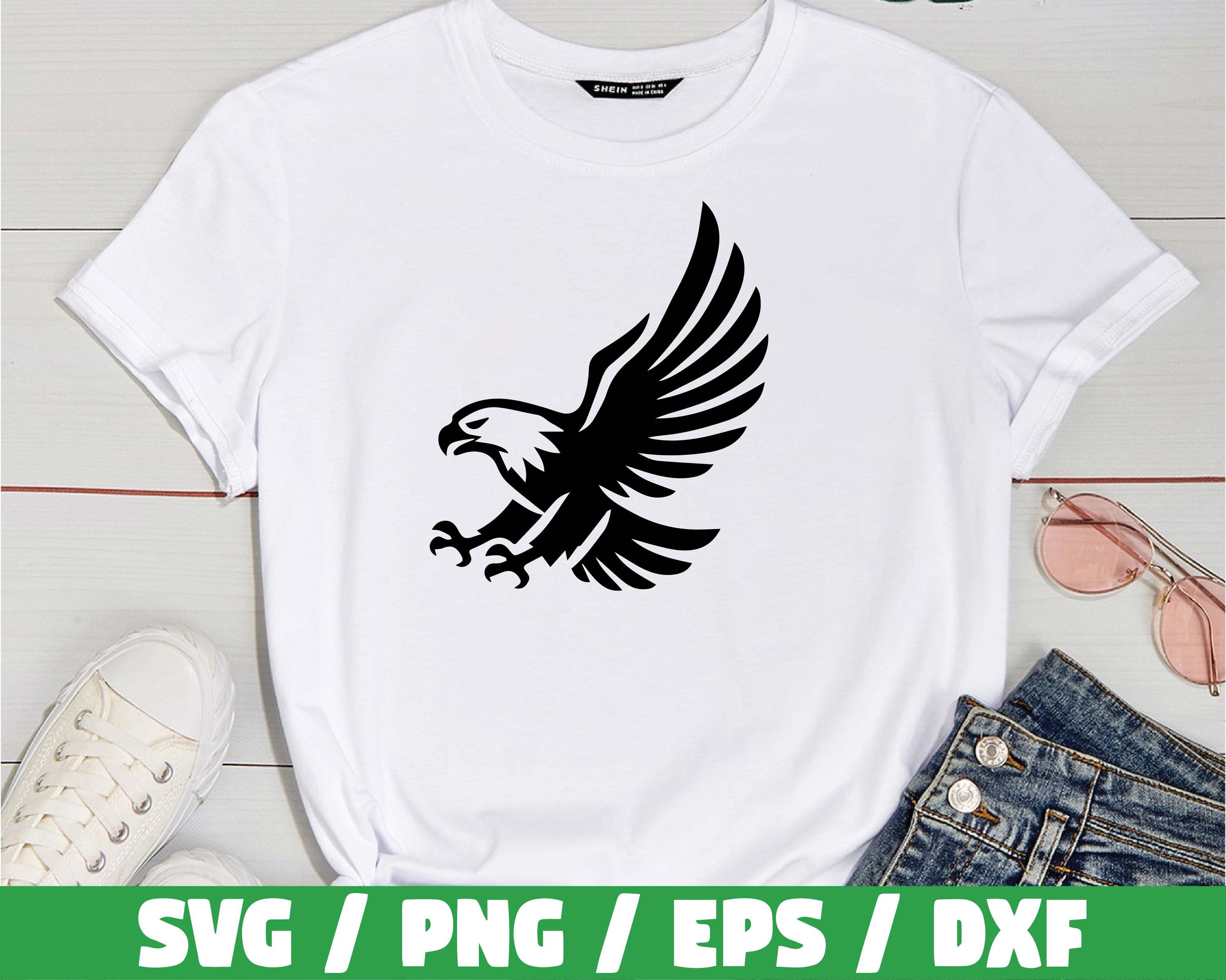 Flying Eagle Svg Bundle, Bird of Prey Designs, Tattoo Style Eagle ...