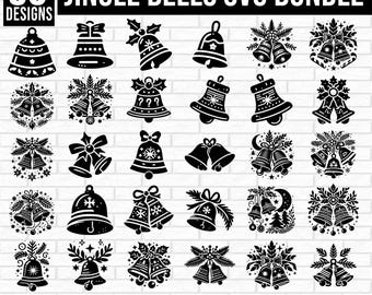 Jingle Bells SVG Bundle, Sleigh Bell svg, Jingle Bells dxf, Jingle Bells png, Jingle Bells eps, Jingle Bells vector, Jingle Bells clipart