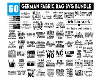 German Bag Sayings SVG Bundle, German Plotter Svg Bundle, German Thank You Svg, German Saying Svg, German Quotes Svg, Best Friends Svg