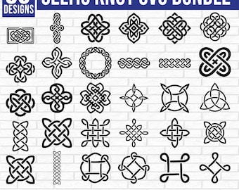 Celtic Knot Svg Bundle, Celtic Knot Clipart, Celtic Knot Cricut, Valhalla svg, Celtic Svg, Celtic SVG Cut Files for Cricut, Knots Clovers