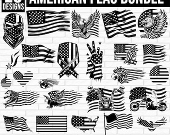 American Flag svg bundle, flag svg, us flag svg, distressed flag svg, american flag svg, distressed flag svg, american svg, usa flag png