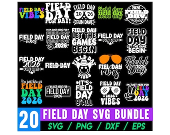 Field Day SVG 2026 Bundle, School field day, Teacher Svg, Field Day Svg, Last Day of School Svg, Funny Teacher Shirt Svg, Field Day Shirt