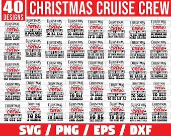 Christmas Cruise Crew Svg Bundle, Family Christmas Cruise 2023 Svg, Matching Family Cruising Svg, Most Likely Cruise, Most Likely svg