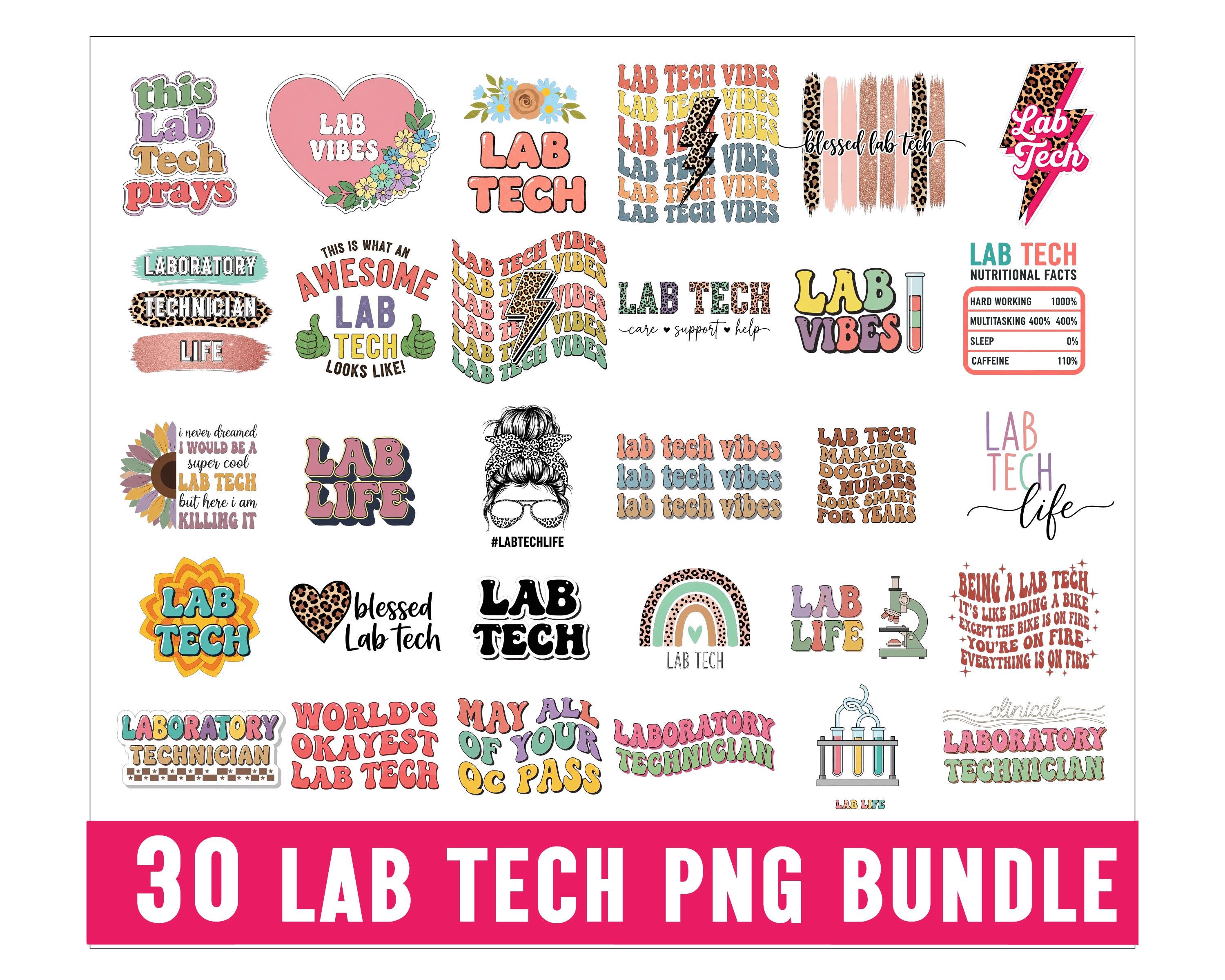 Lab Quote Frame Lab Tech Png Bundle, Science Laboratory Technician Quotes Png, Lab Tech ...