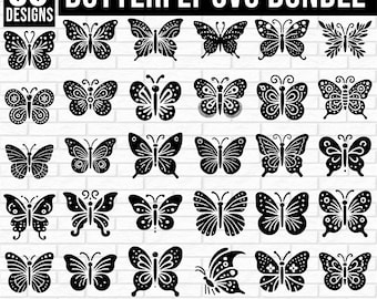 Butterfly SVG, Butterfly Bundle SVG Files, Butterfly SVG Layered, Butterfly Files for Cricut, Butterfly Clipart, Butterflies Svg, Silhouette