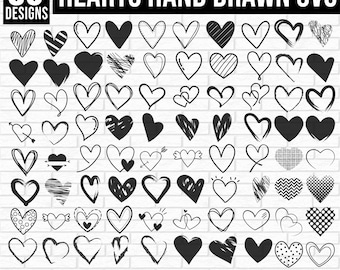 Heart Svg Bundle, Heart Svg, Hand Drawn Heart svg, Open Heart Svg, Doodle Heart Svg, Sketch Heart Svg, Love Svg,Valentine Svg,Cricut,Png,Dxf
