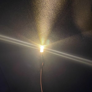 Prewired Single LED Light Assembly With On/off Switch & 3 Volt Battery ...