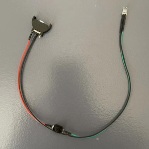 Prewired Single LED Light Assembly with on/off Switch & 3 Volt Battery Connector